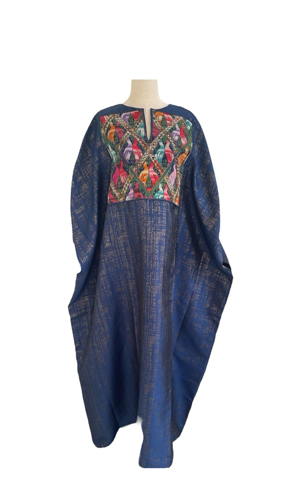Blue Abaya Brocade Collection