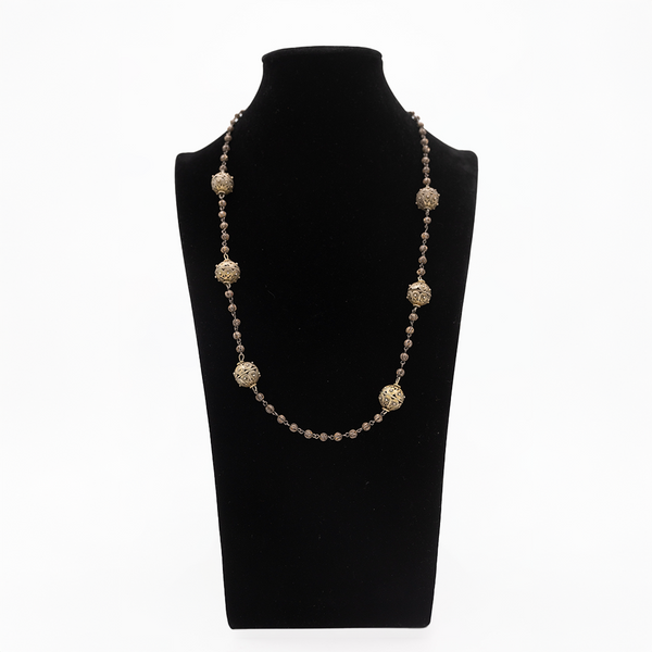 Antique silver filigree work necklace