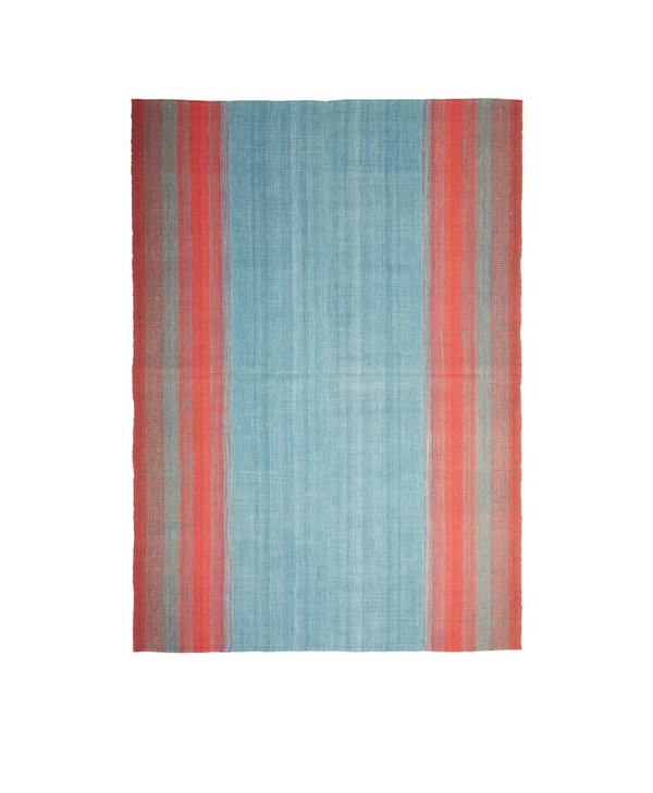 Persian Unique Blue Fine Wool Kilim