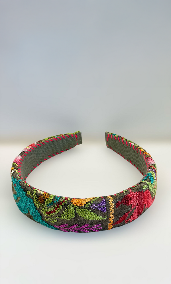 Head band with old Palestinian Embroidery