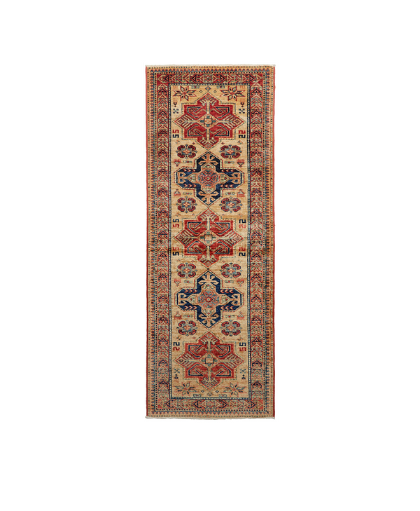 Kazak Fine Wool Afghan runner