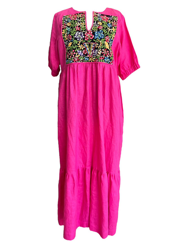 Kitten Collection Fuchsia with Hebron Embroidery Chest