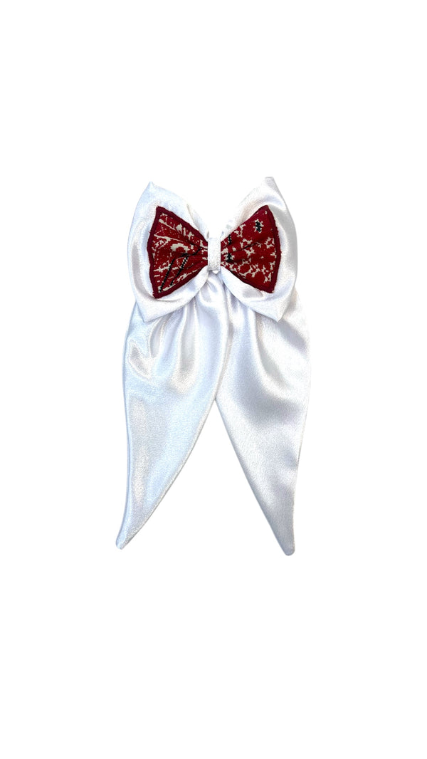 Bow with old Palestinian embroidery