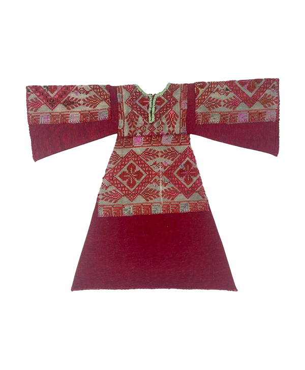Sarafand Miniature dress 1940's Embroidery