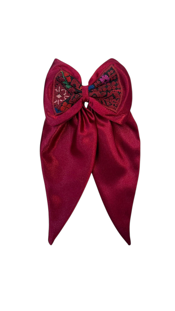 Bow with old Palestinian embroidery