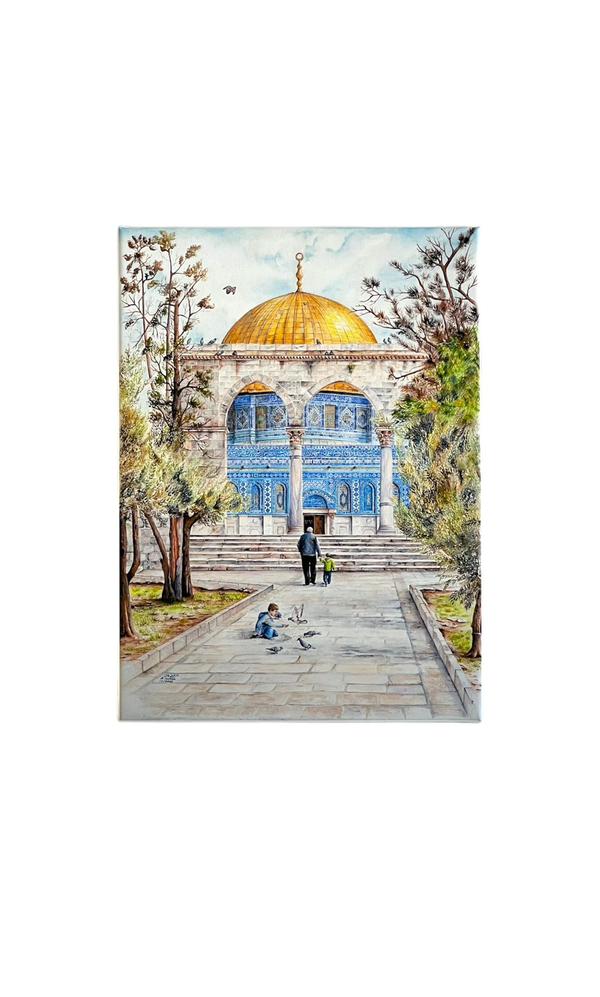 Original Print on Canvas By Nadine Touqan