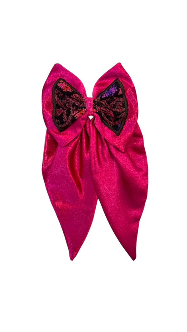 Bow with old Palestinian embroidery