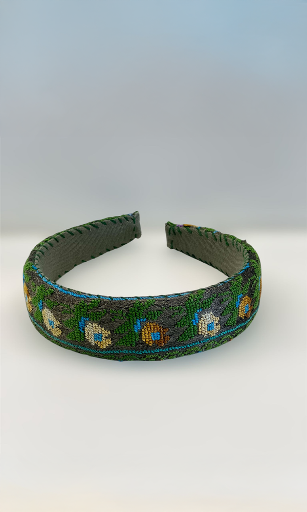 Head band with Old Palestinian Embroidery