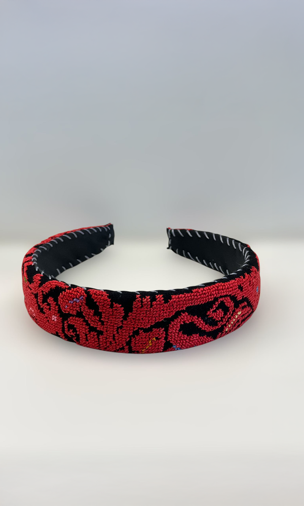Head band with old Palestinian Embroidery