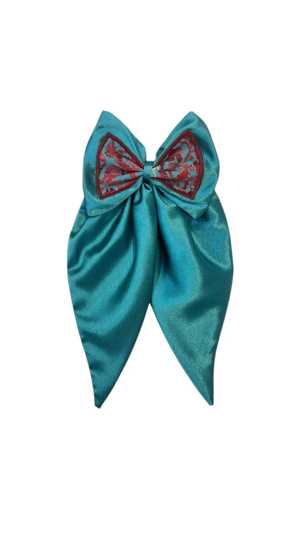 Bow with old Palestinian embroidery