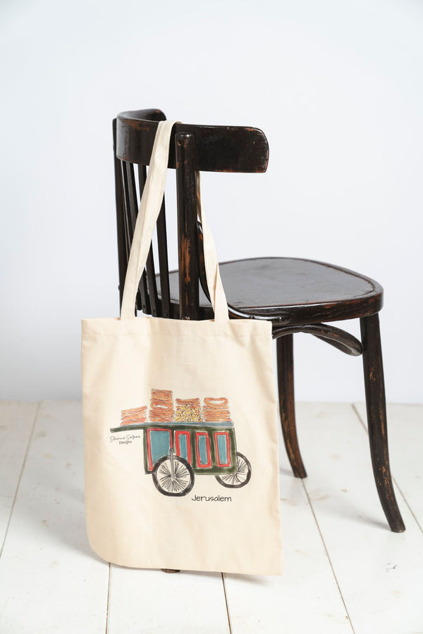 Trolley of Jerusalem Totebag