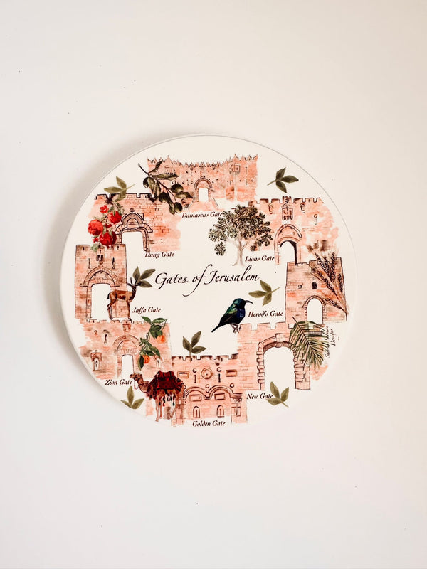 Old Jerusalem Gates Coaster