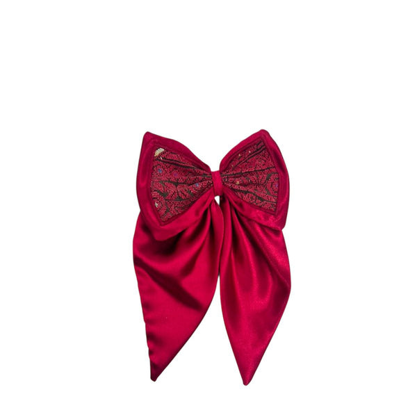 Bow with old Palestinian embroidery