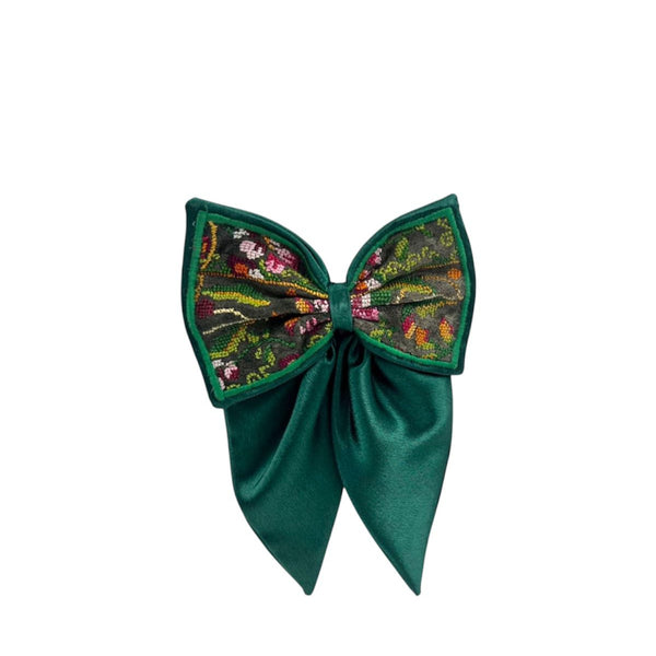 Bow with old Palestinian embroidery