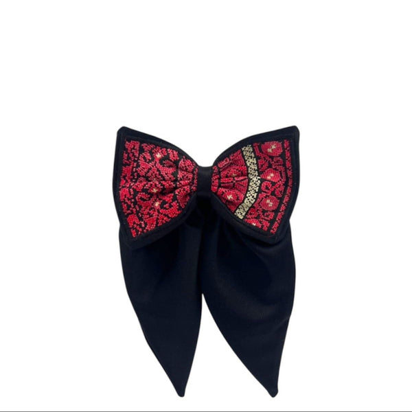 Bow with old Palestinian embroidery