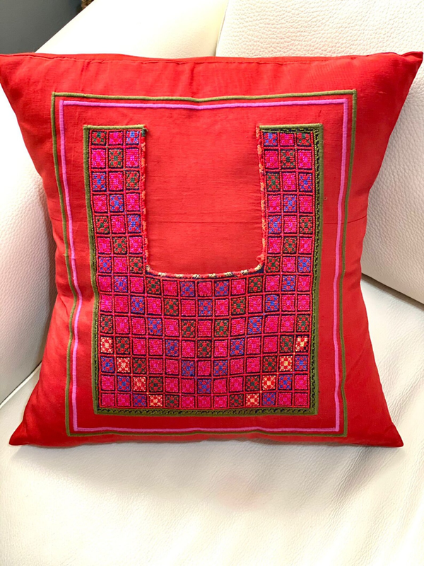 Cushion Collection Gaza Red 1940's Majdal Dress
