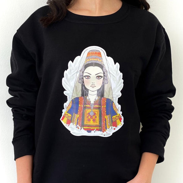 Black sweatshirt Bethlehem dress