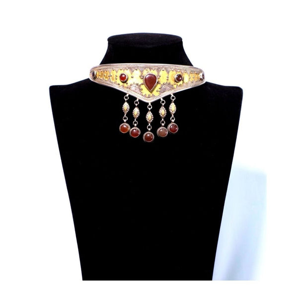 Turkomani Shocker necklace Silver and Gold Gelded